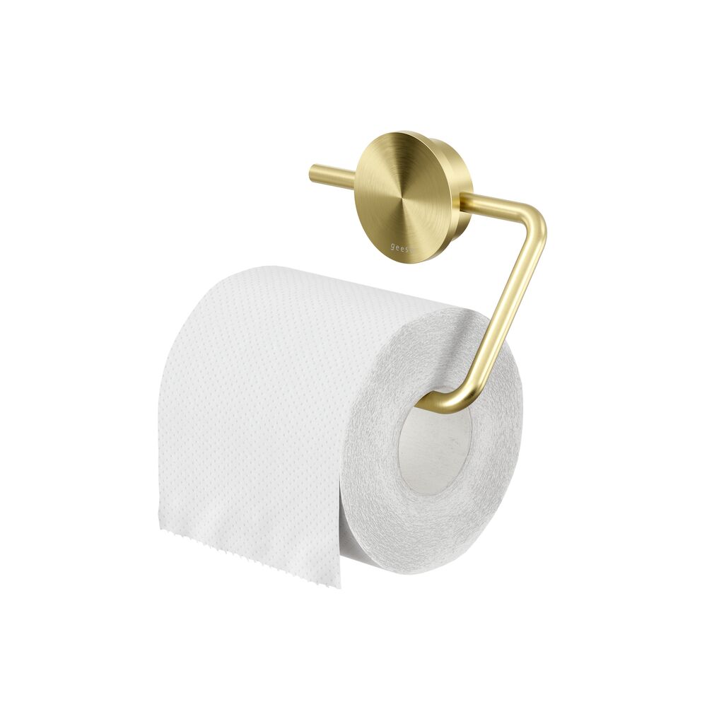 Geesa Opal toiletrolhouder zonder klep goud geborsteld