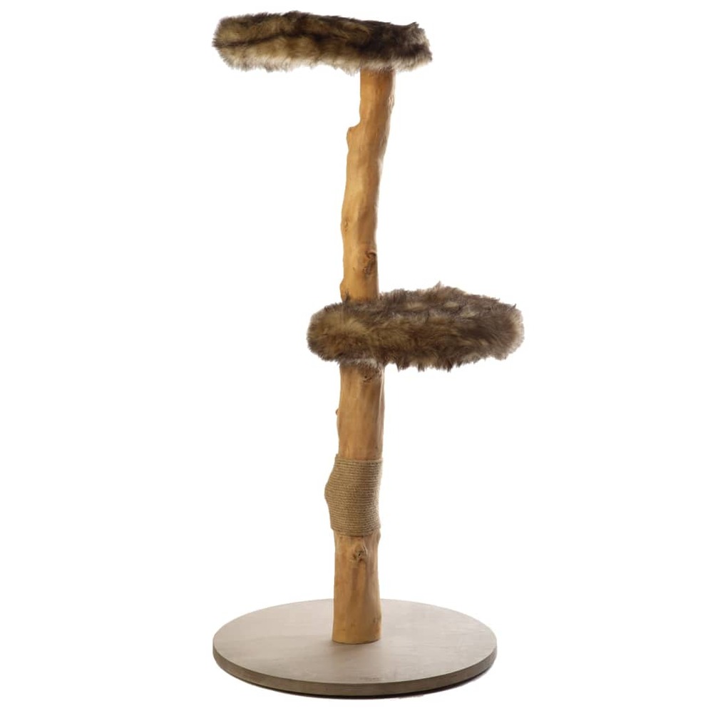 Poteau à gratter en bois jazz