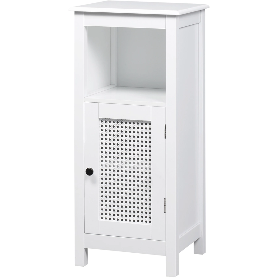 kleankin Badezimmer-Schrank mit Schrank weiß