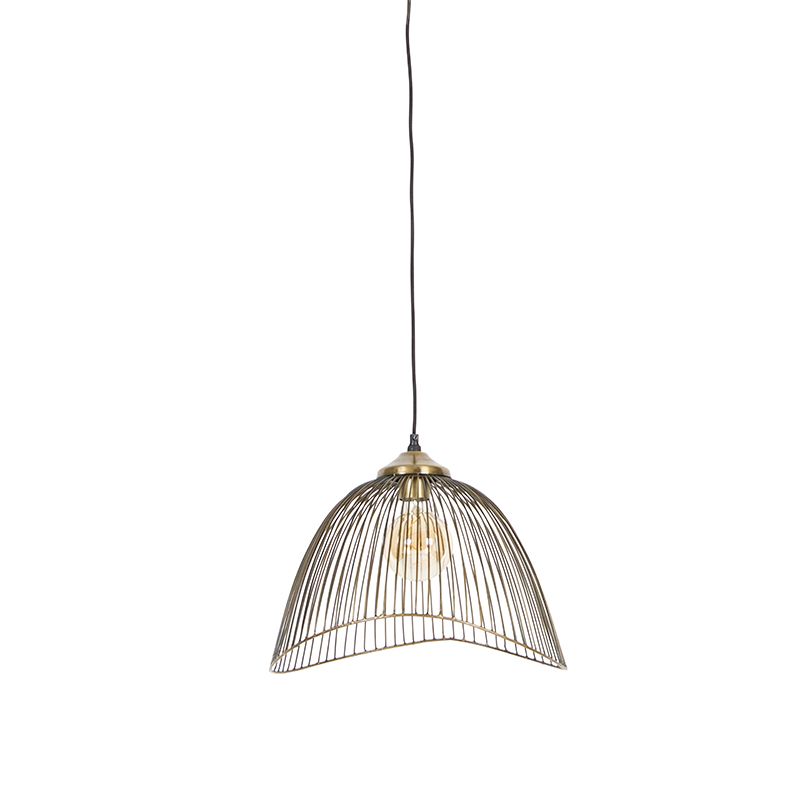 Design hanglamp messing draad 39,8 cm - Pia