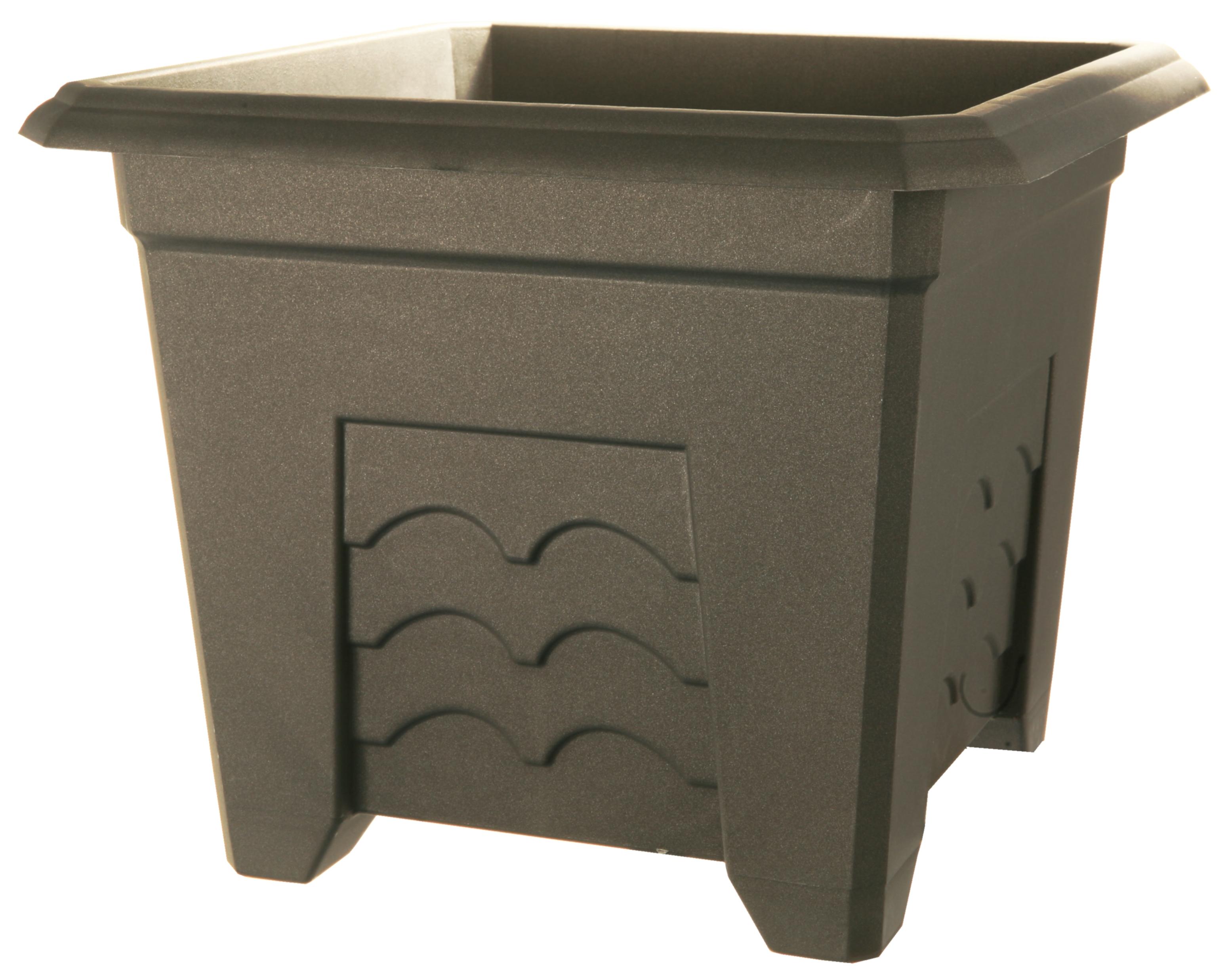 POT CARRE TERRISSIMA D.39CM GRIS