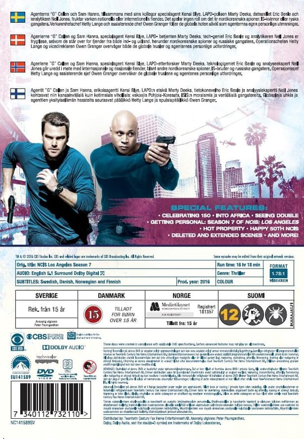 NCIS: Los Angeles - Sesong 7 (6 disc)