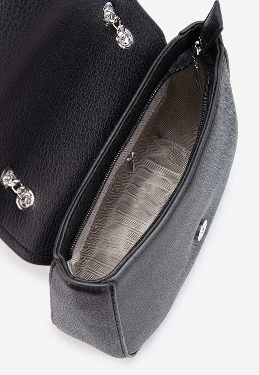 Sac bandoulière femme noire Esara