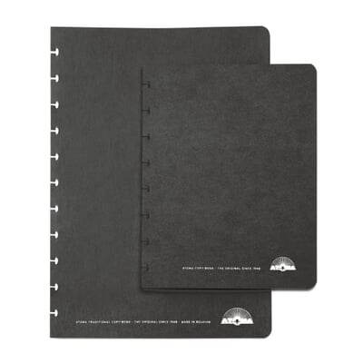 Satz Atoma Texondeckel A5 breit, Schwarz