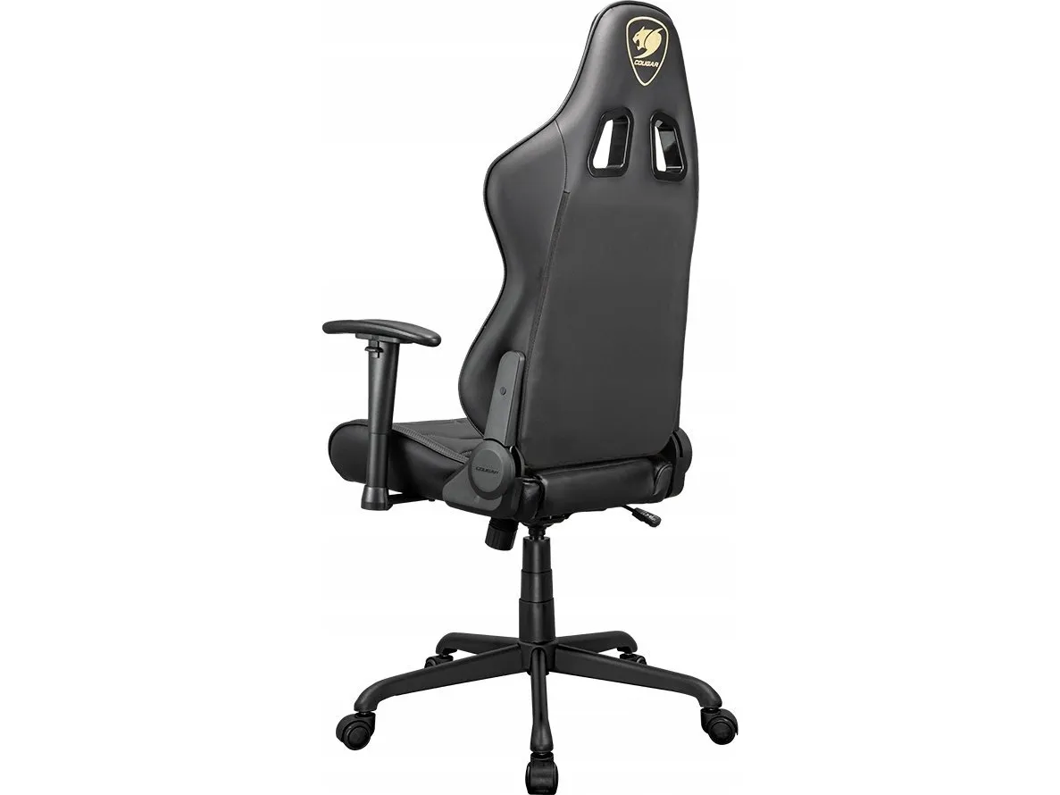 COUGAR Gaming Silla Armor Elite Royal, PC gamingstol, 120 kg, Polstret sæde, Polstret ryglæn, Sort, Stål
