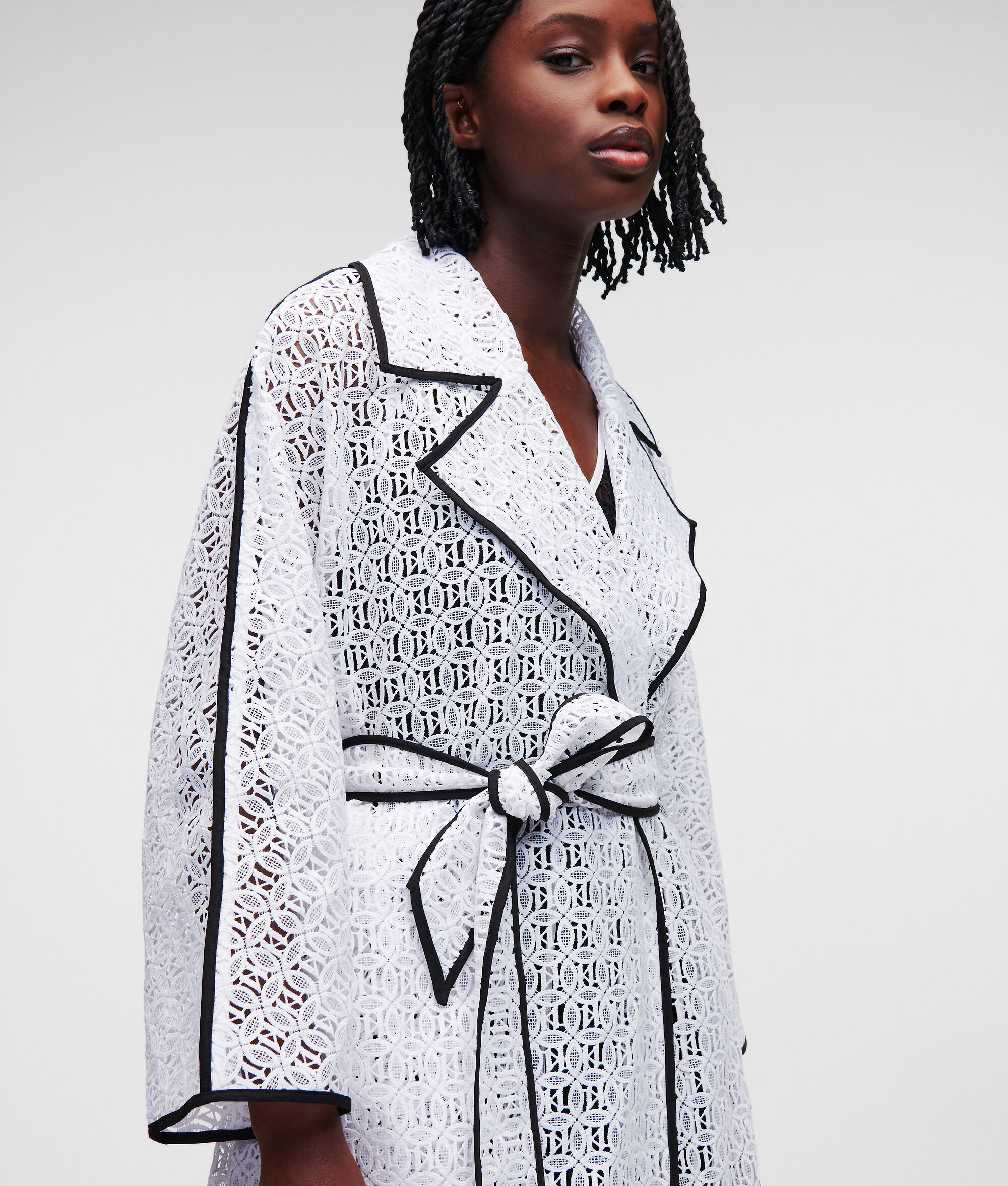 MANTEAU EN DENTELLE KL MONOGRAM