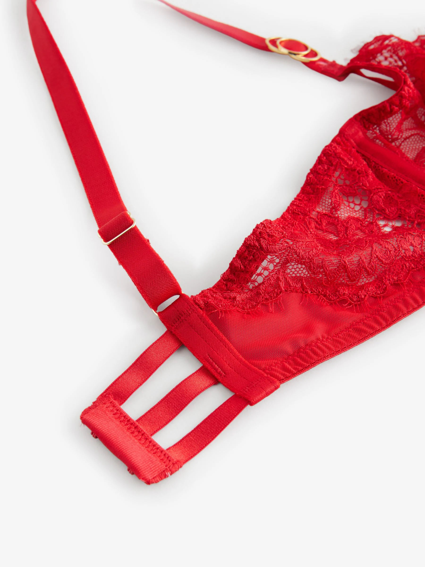 Rood - A-E Lace Bra