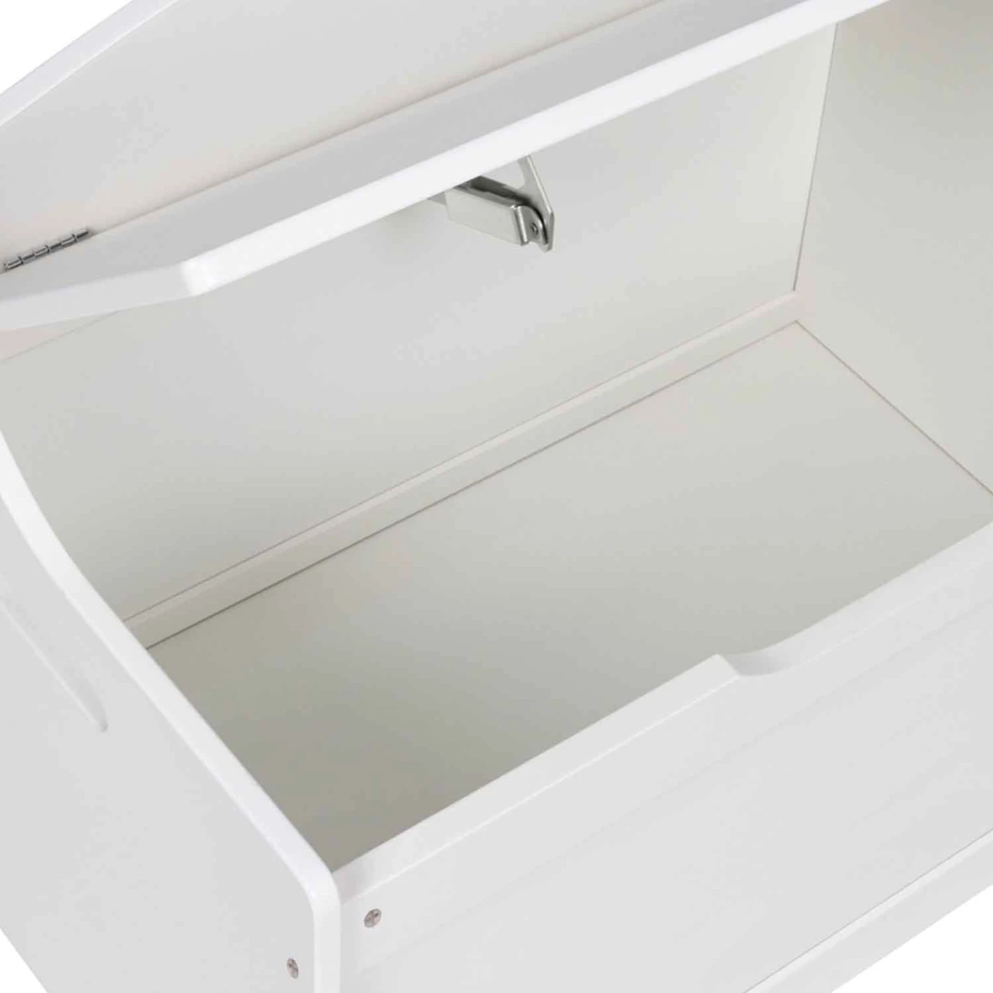 Banc coffre de rangement enfant MATEO en bois blanc
