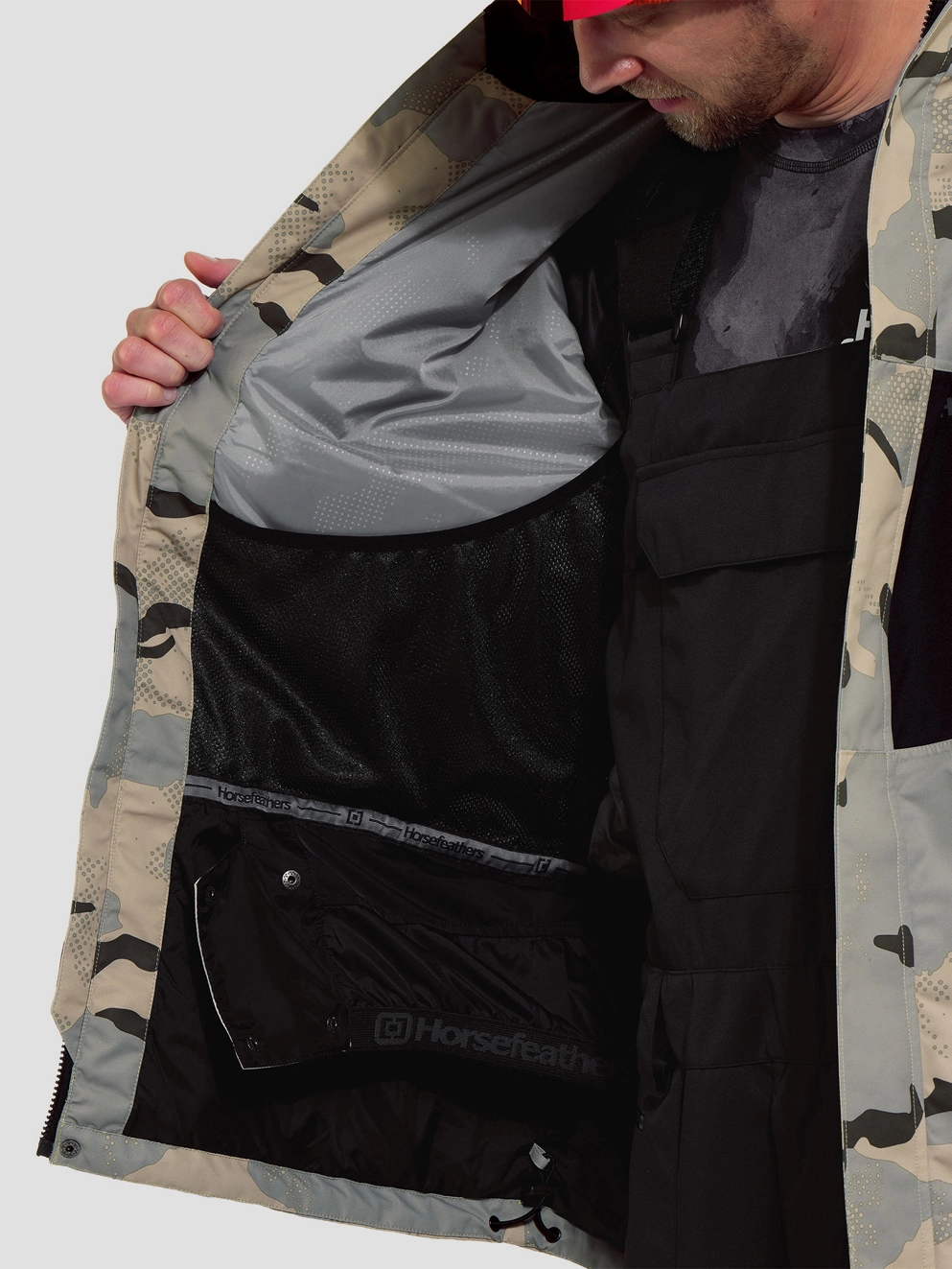 Horsefeathers Track Jacket desert camo