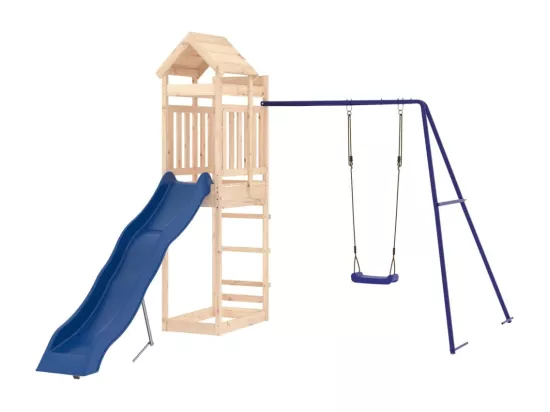 Aire de jeux d'extérieur bois de pin massif