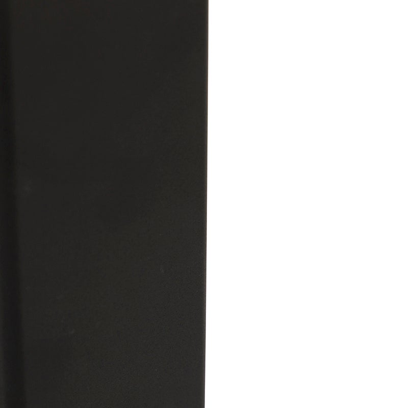 Staande buitenlamp, zwart met opaalwitte kap, 30 cm - Denemarken