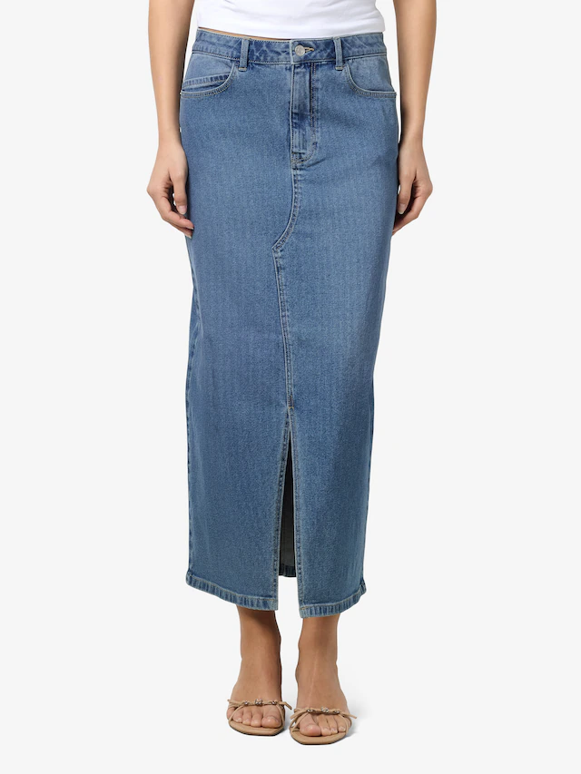 Noisy may Jeansrock »NMKATH NW SLIT MIDI SKIRT VI477MB NOOS«