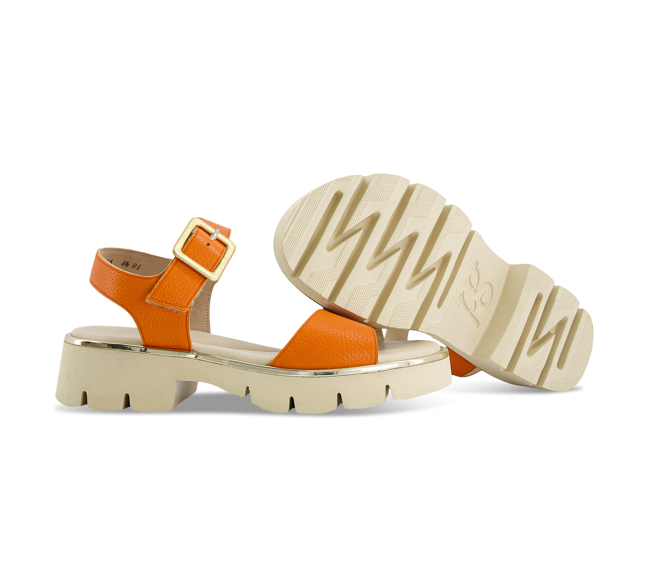Paul Green Riemchensandalen orange