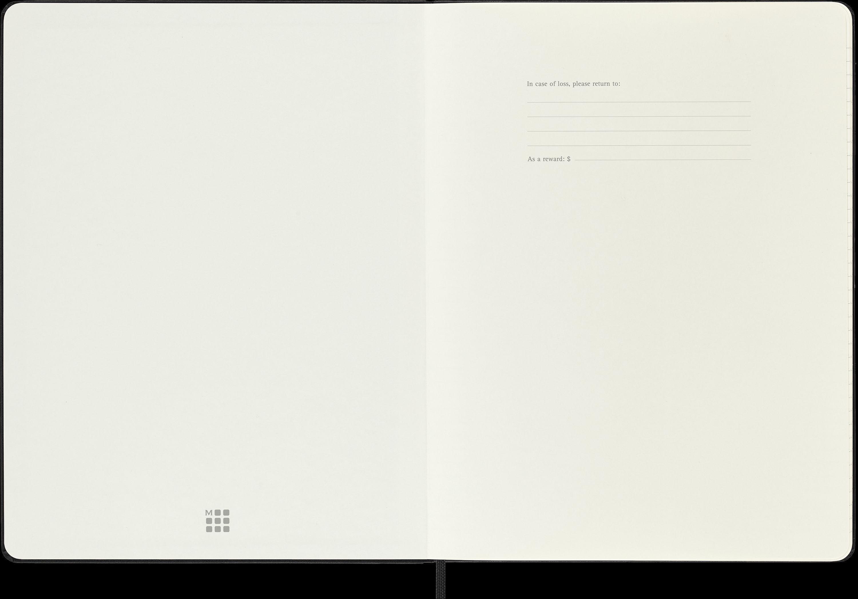 Moleskine 18 Monate Wochen Notizkalender 2024/2025, XL