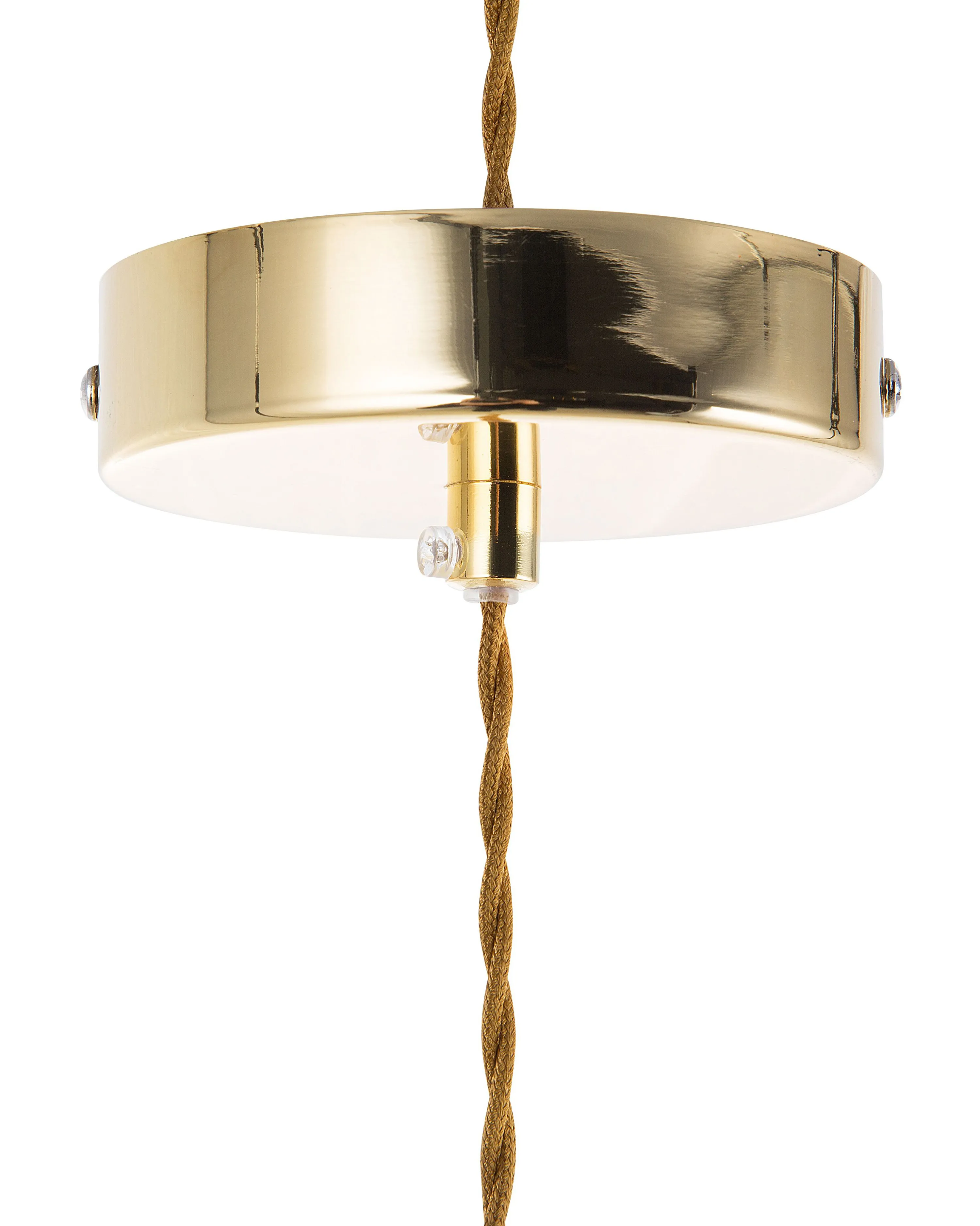 Set van 2 hanglampen ANZA Glas Goud