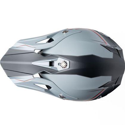 Casque cross Ovix DIRTY LAZY 2024 - Gris / Noir