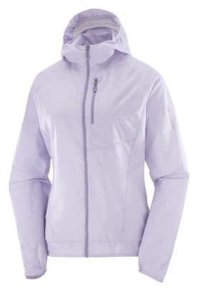 Veste coupe-vent Salomon Bonatti Cross Wind Bleu Femme