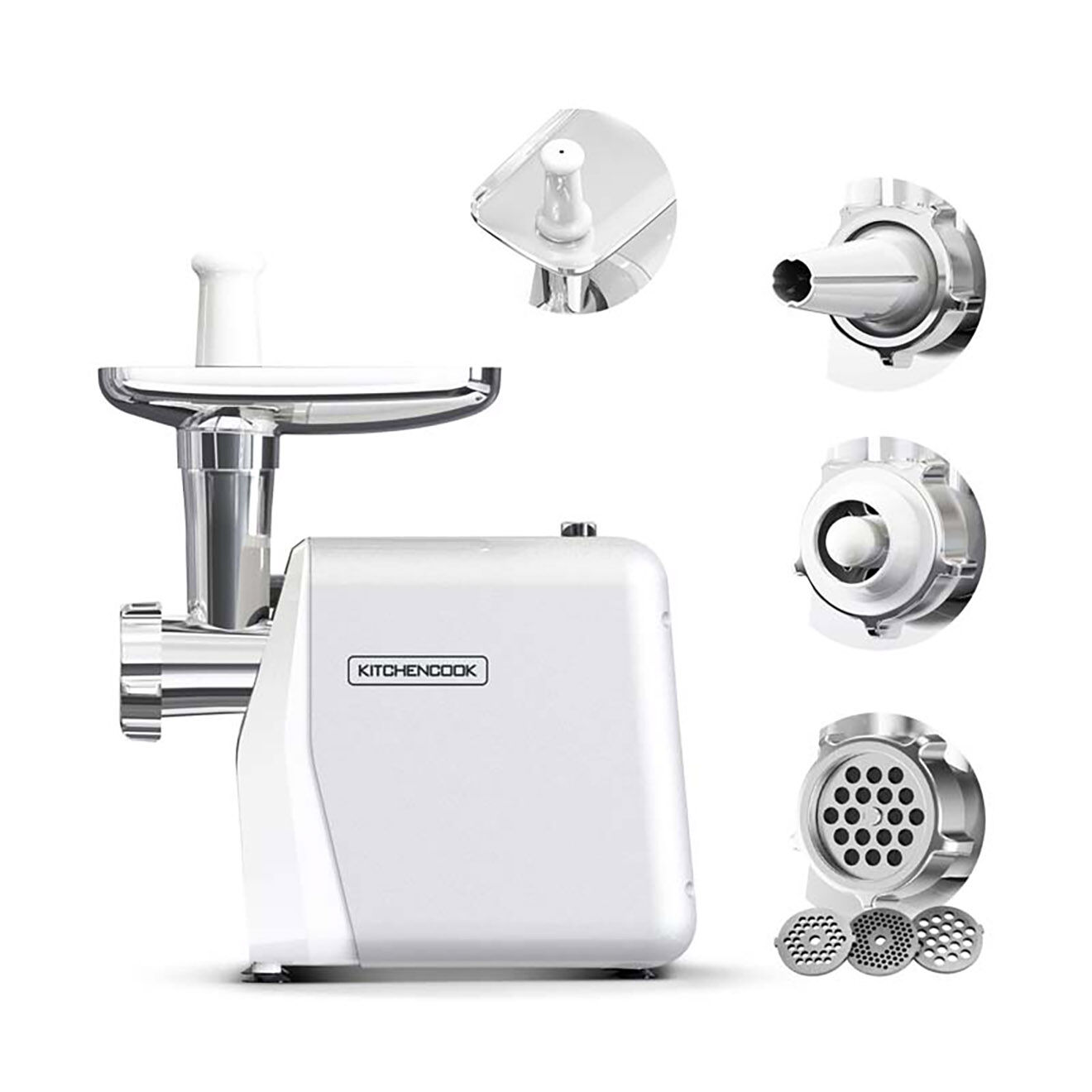 Kitchencook Hachoir à viande électrique mg1300 noir