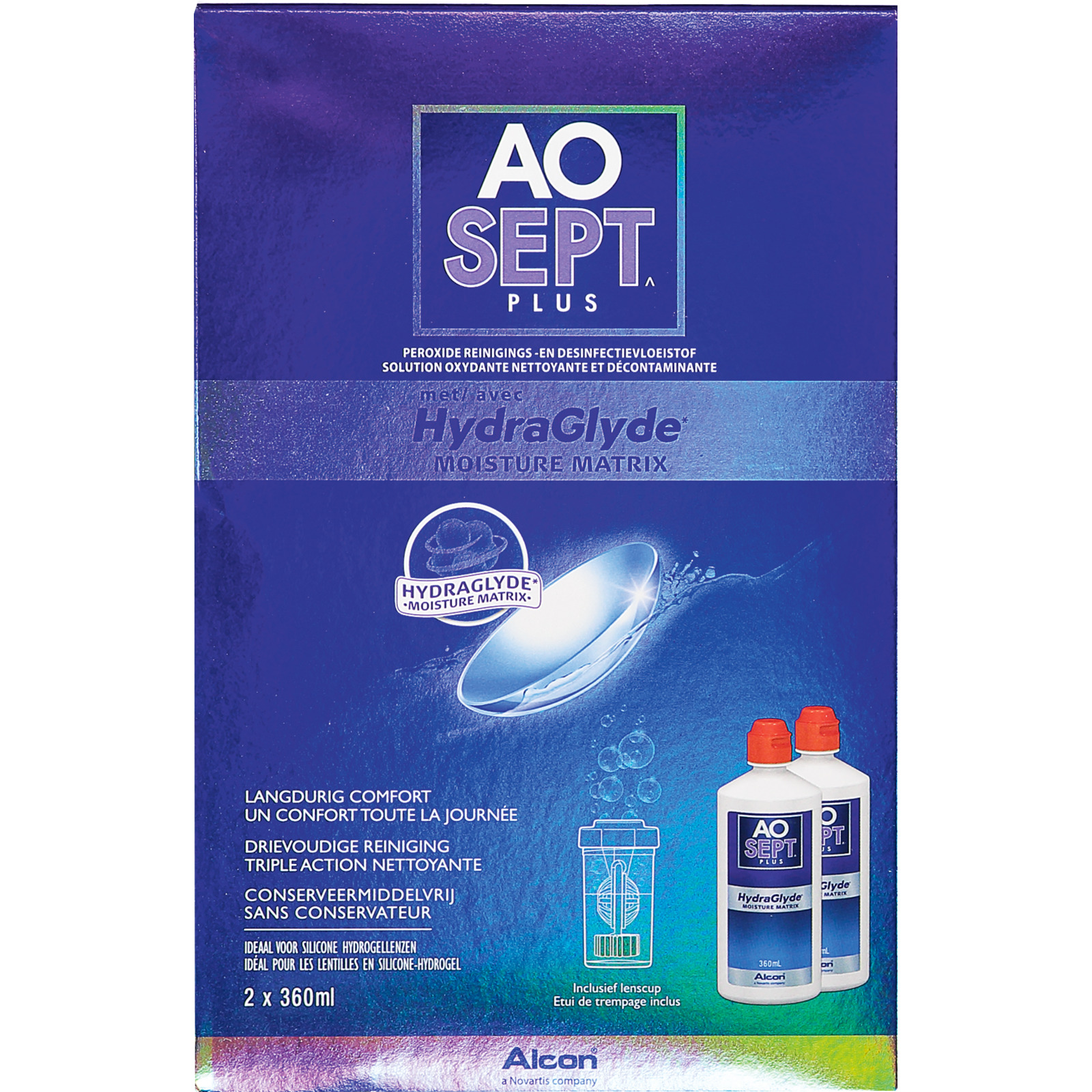 AOSEPT PLUS mit HydraGlyde - 2 x 360ml