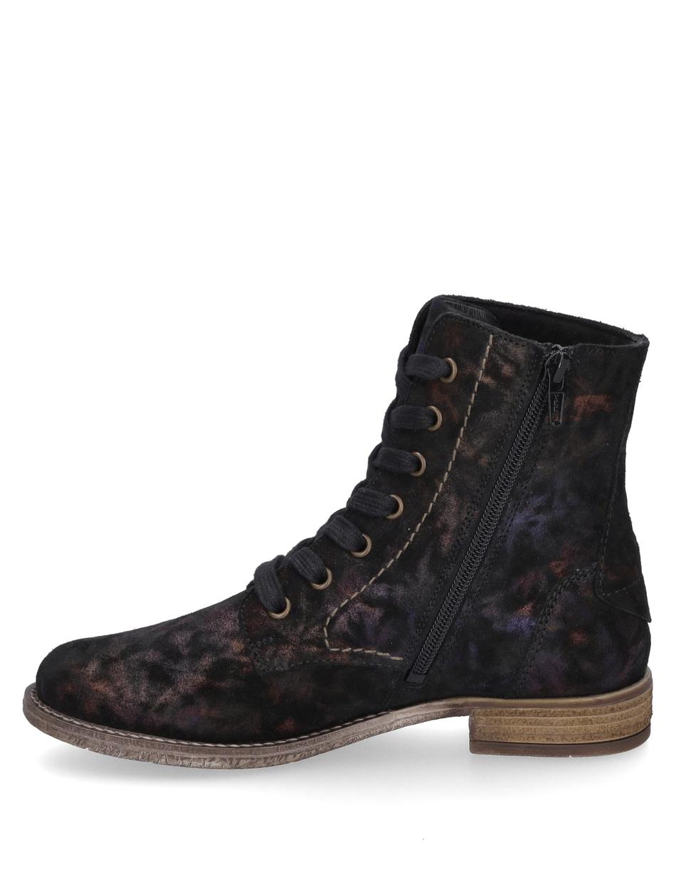 Stiefelette Sienna 82, viola-kombi