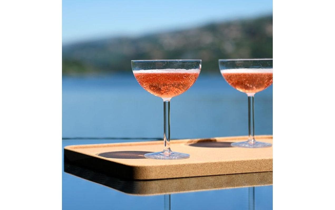 Champagnerglas Oktett 280 ml, 4 Stück, TransparentChampagnerset