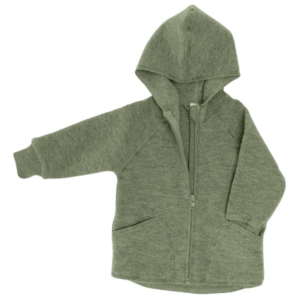 Engel - Veste zippée à capuche pour bébés - Veste en laine