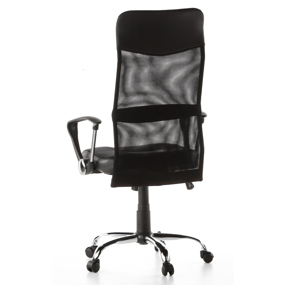 Home Office Chefsessel ARTON 20 Kunstleder/Netzstoff mit Armlehnen hjh OFFICE