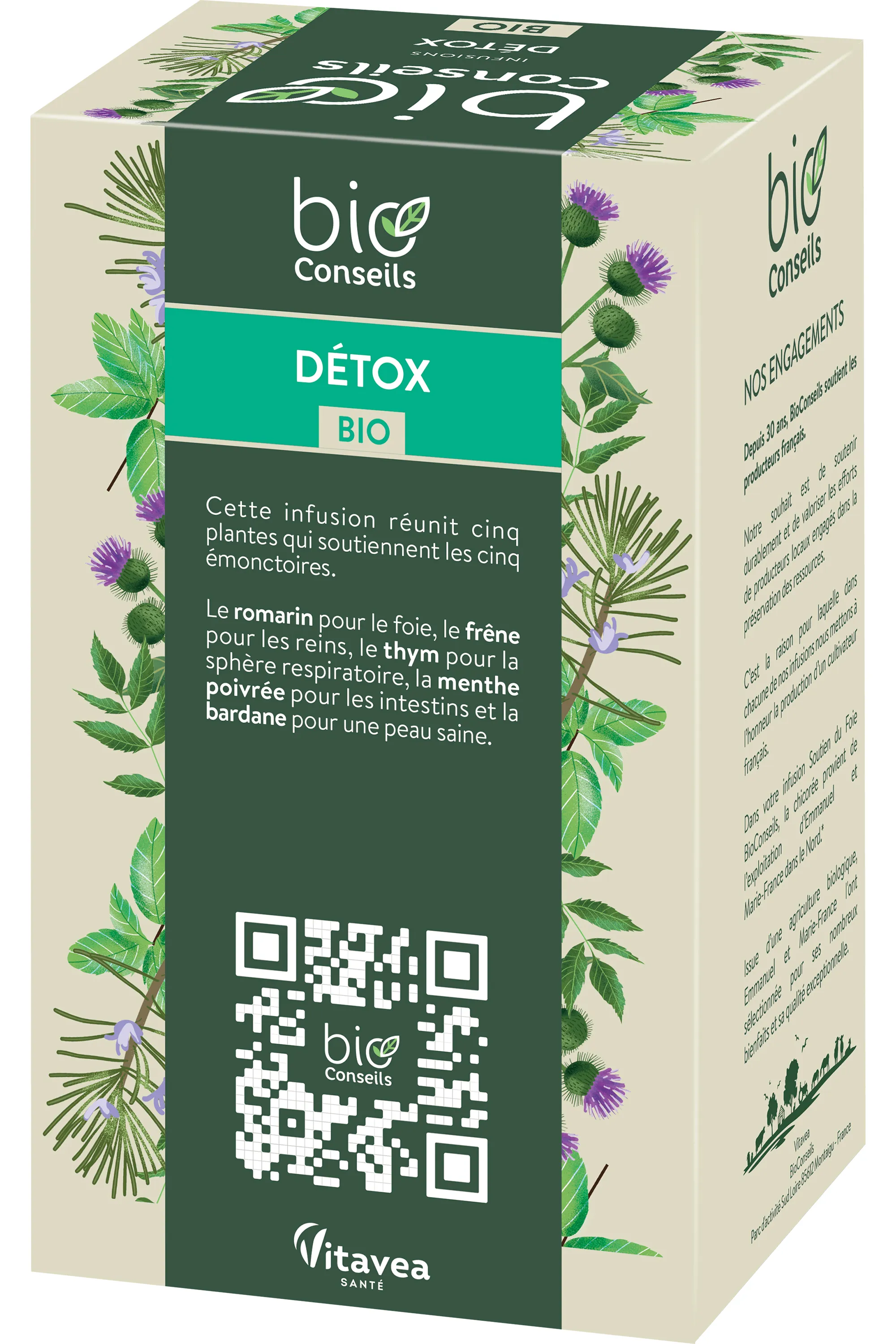 BIO CONSEILS Infusion détox Bio-27 g