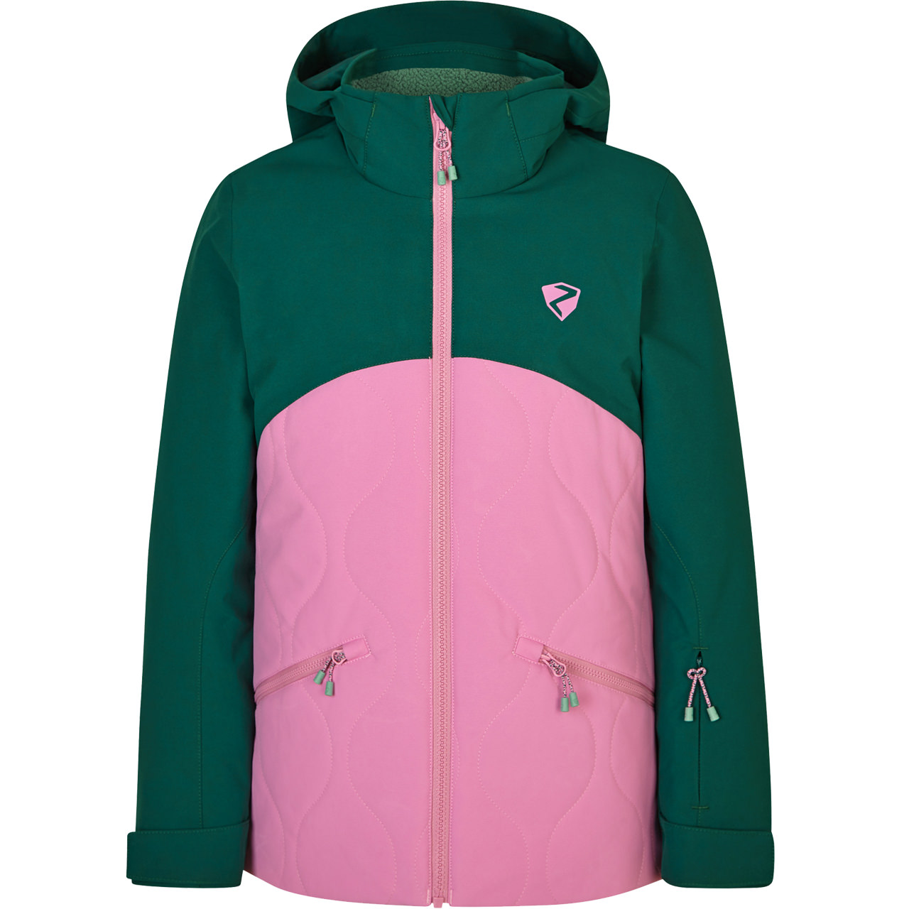 Ziener Mädchen Skijacke AYLA fuchsia pink | Skijacken | Skibekleidung | Kinder | XSPO-Fashion