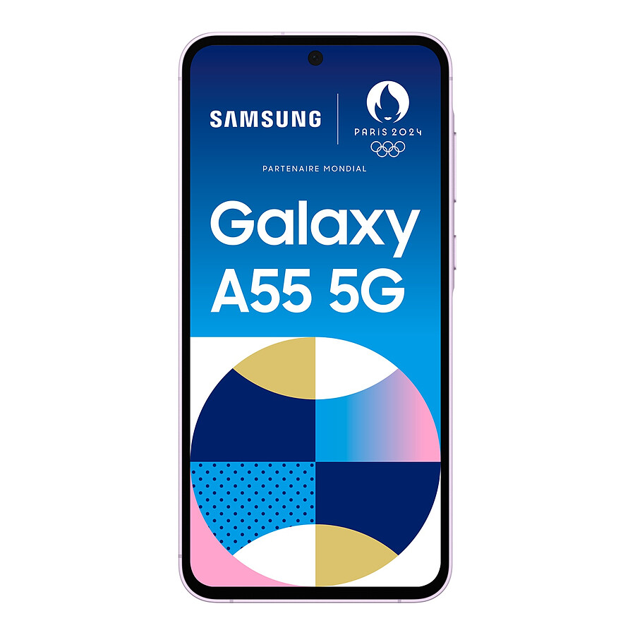 Samsung Galaxy A55 5G (Lilas) - 128 Go