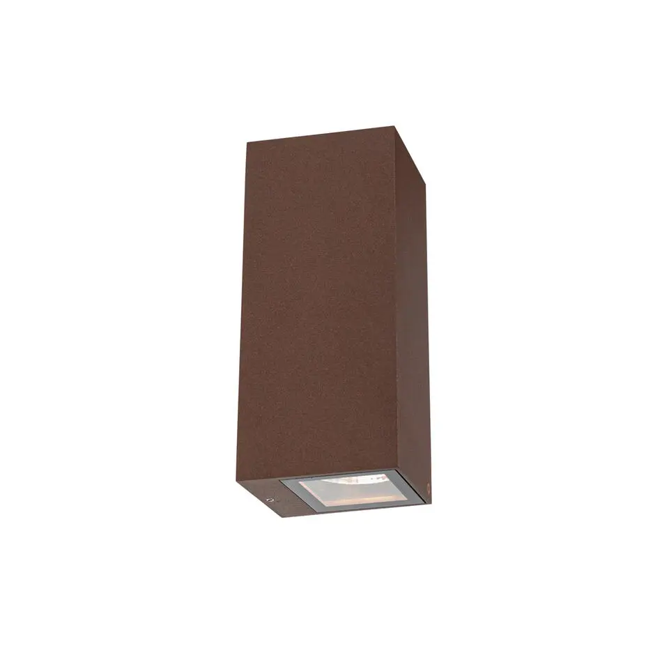 Qazqa wandlampen buiten baleno bronskleurig gu10