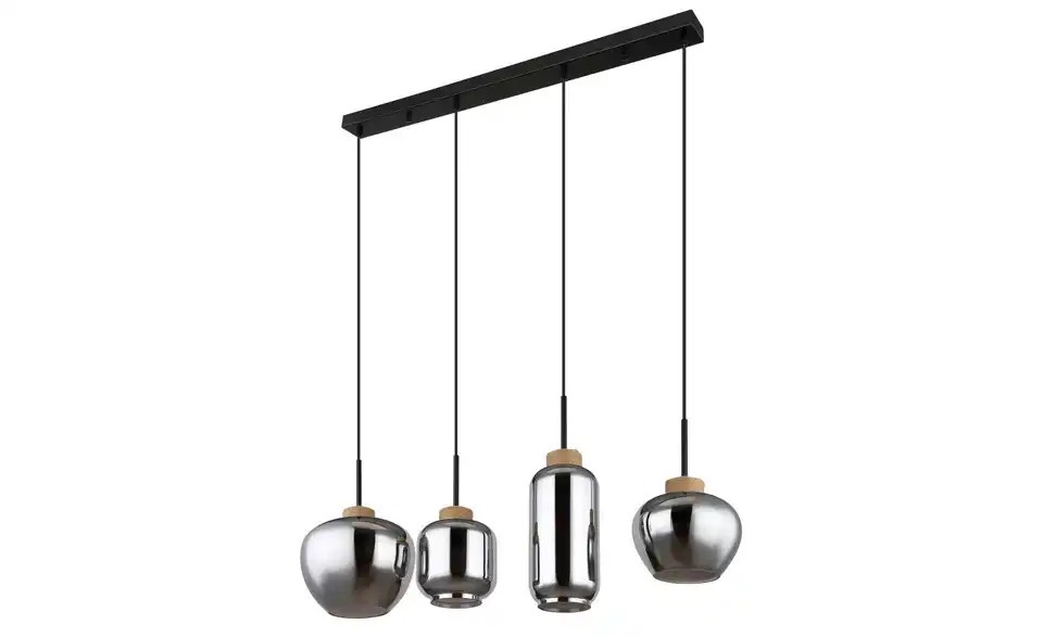 Pendelleuchte 4-flammig/Natur 96 cm 23 cm
