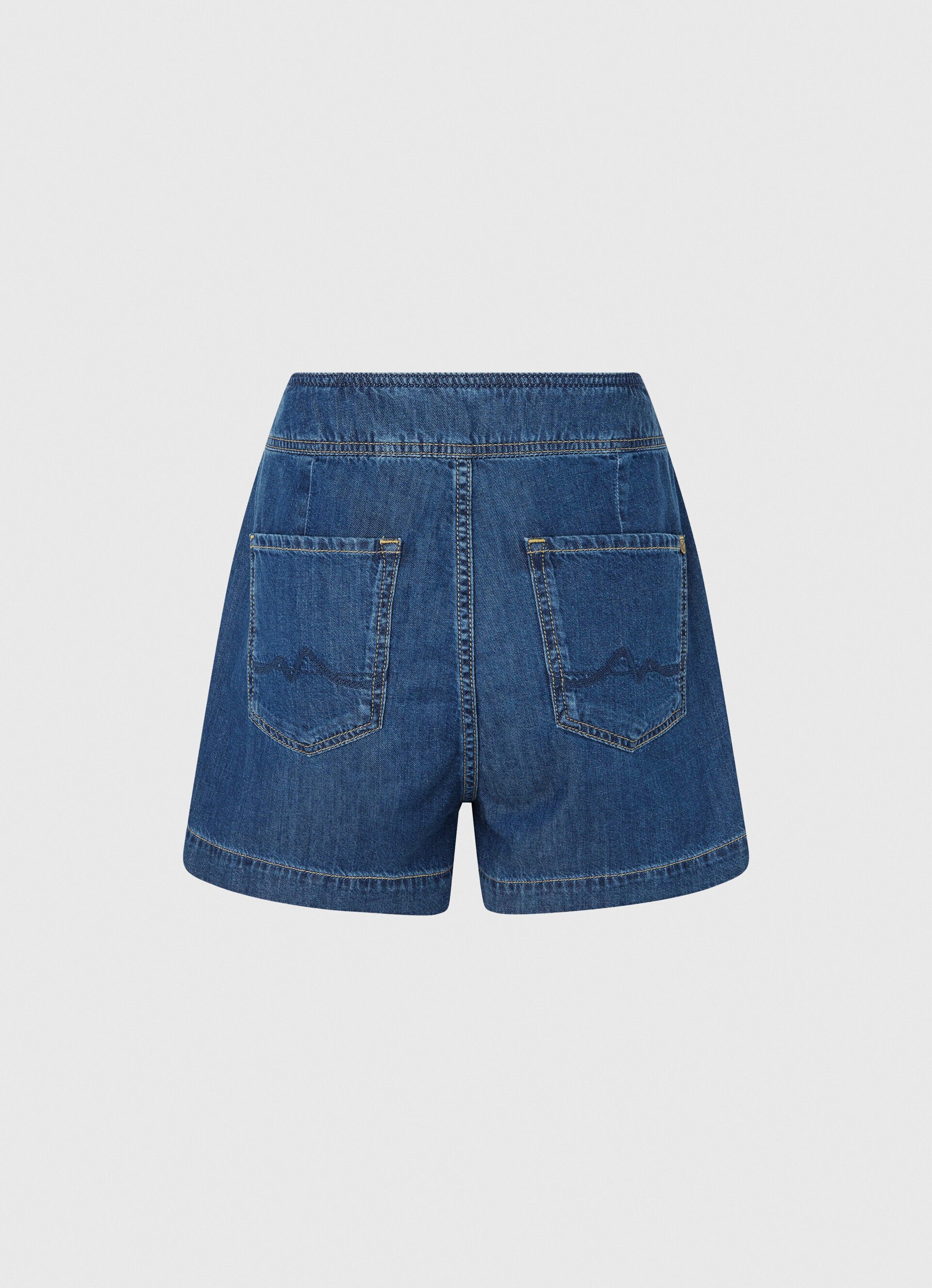 CALÇA JEANS CURTA FLARE - jeans