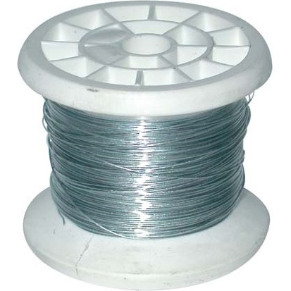 Fil carcasse - bobine bricolage - ép.0.3mm - 50 g - Zinc