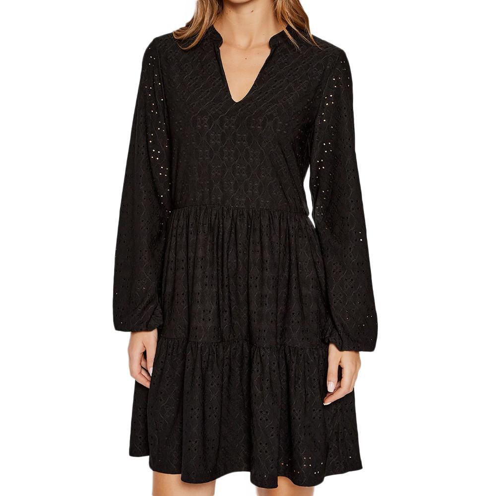 Vila Robe Noire Femme Vila Vikawa