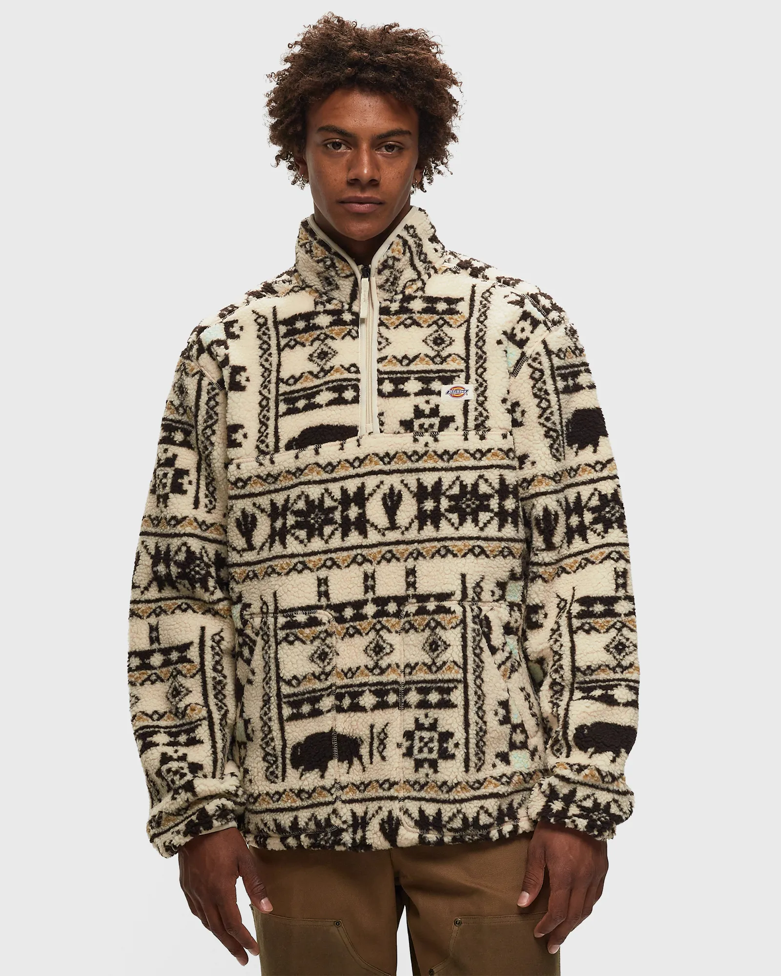 DICKIES HAYS QUARTER ZIP NORDIC AOP LB
