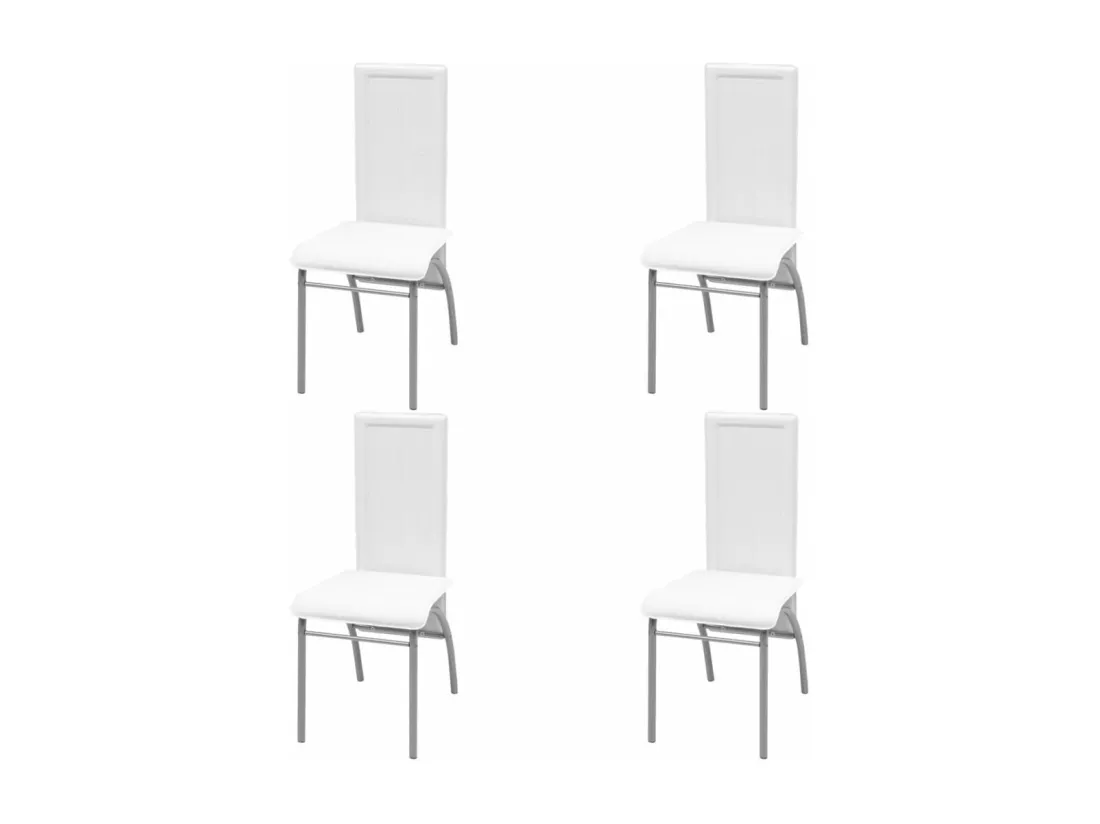 Jeu de salle à manger 5 pcs Blanc
