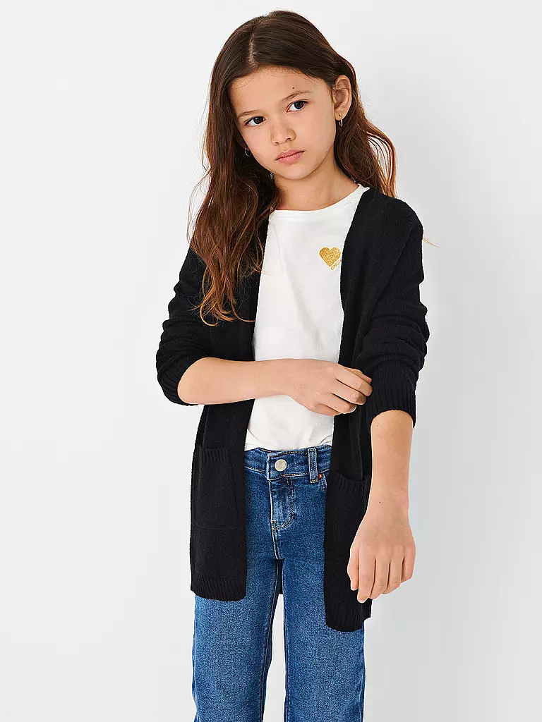 ONLY Mädchen Strickjacke KONLESLY schwarz