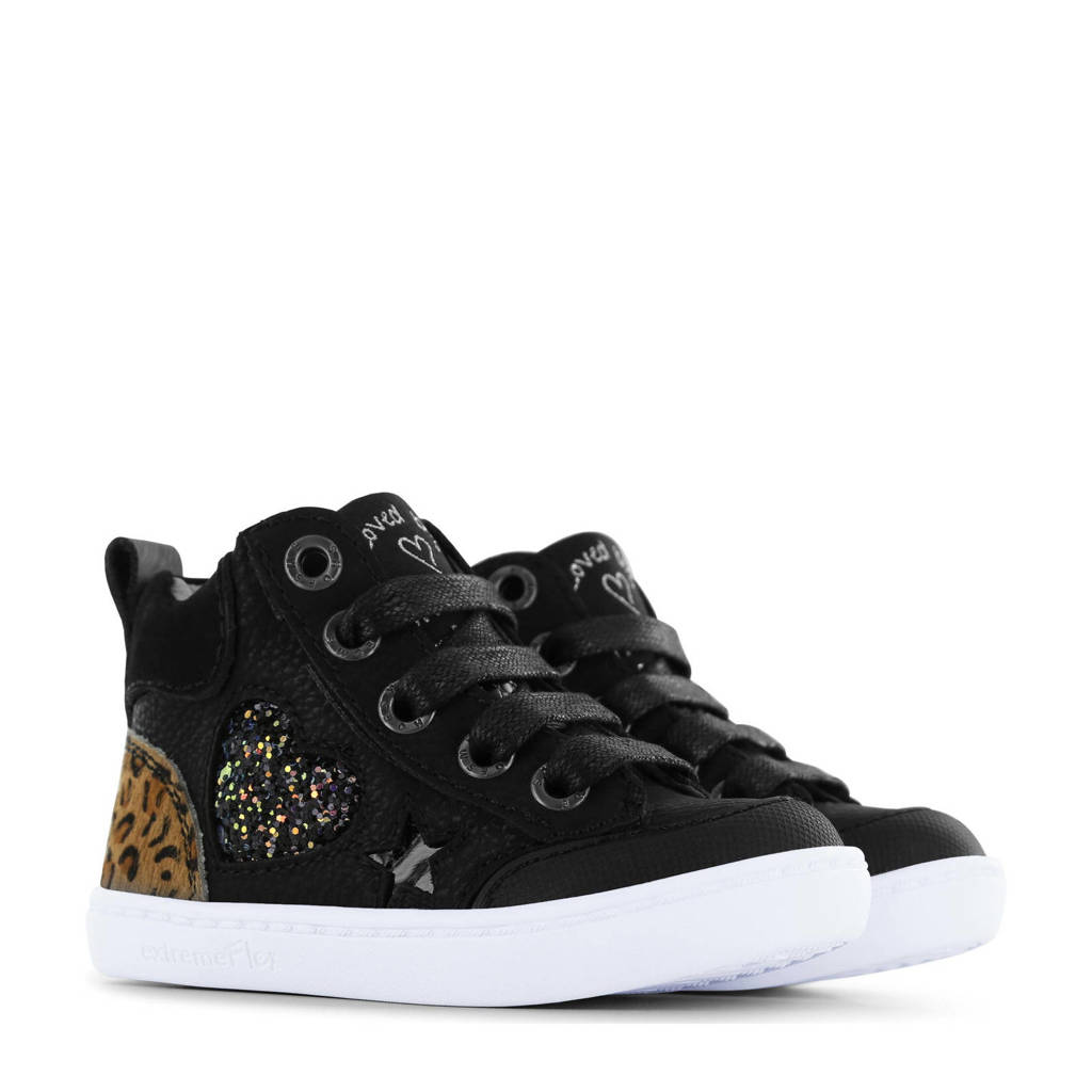 Shoesme leren sneakers zwart
