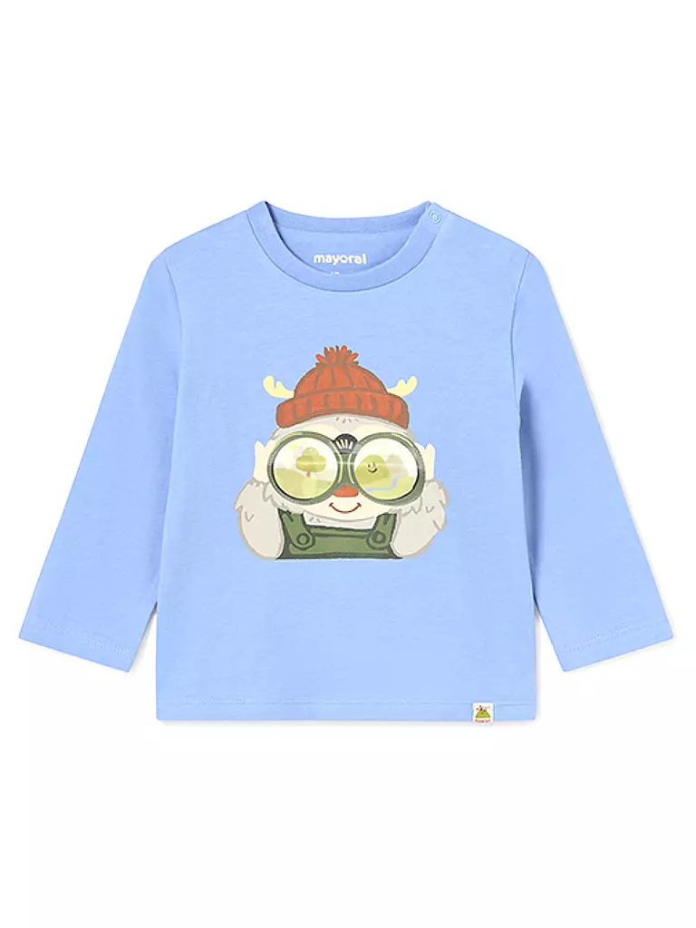 MAYORAL Baby Langarmshirt  hellblau