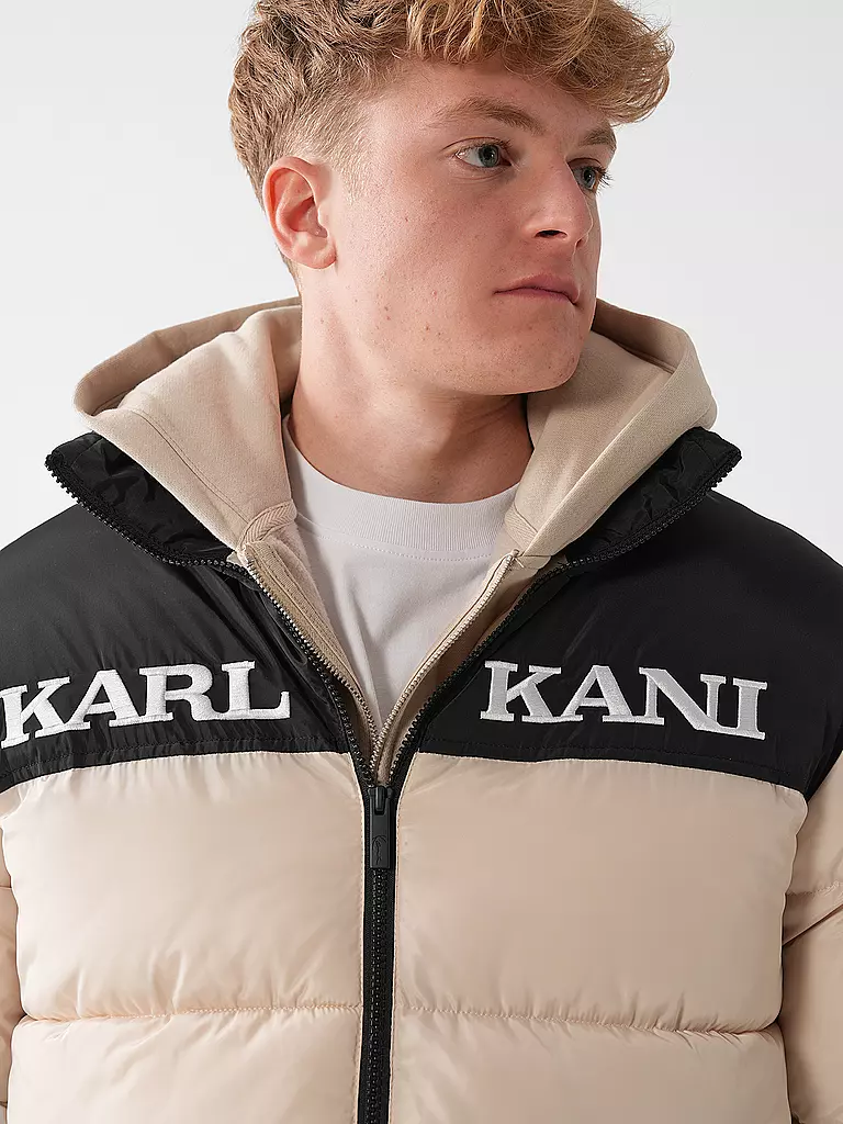 KARL KANI Steppjacke RETRO ESSENTIAL beige