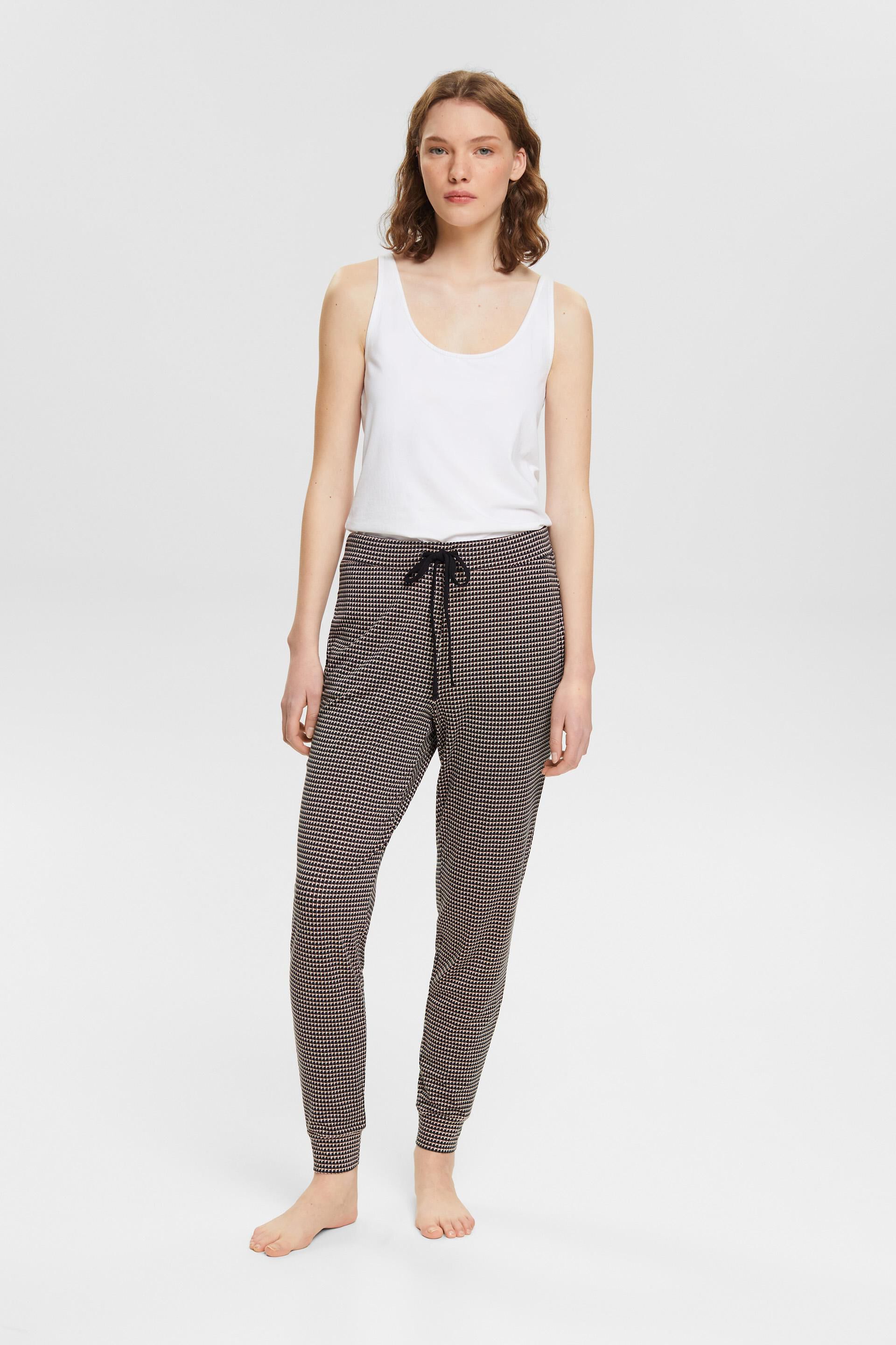 Pantalon de pyjama à motif all-over