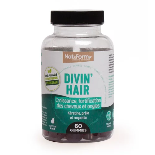 Gummies Divin'hair Nat&Form - 60 Gommes