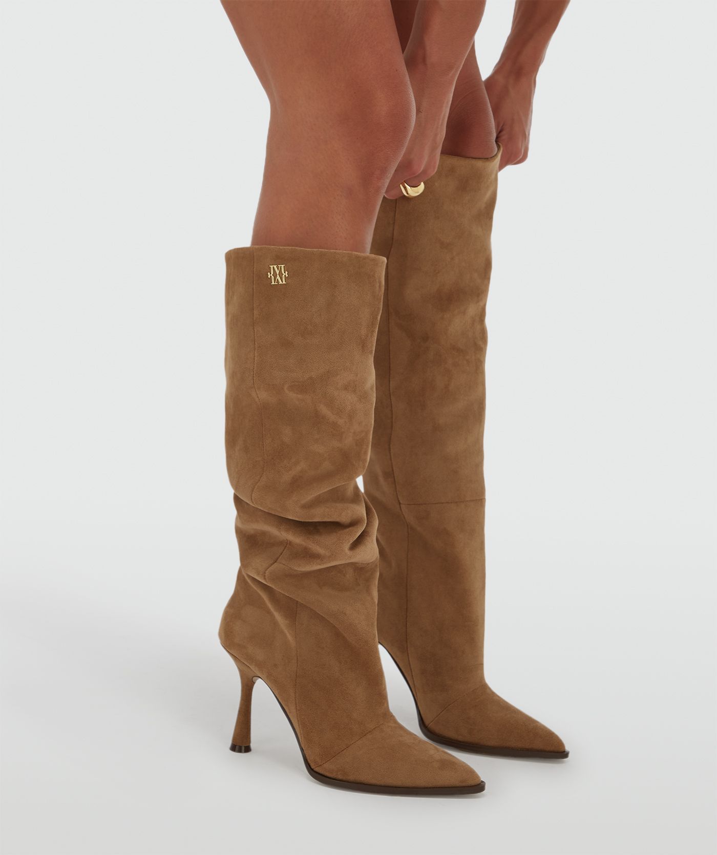 JV-VENNA hoge laarzen - light khaki