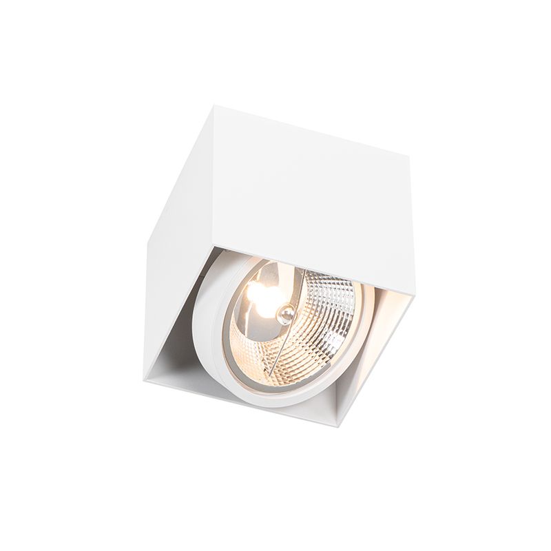 Design opbouwspot wit vierkant GU10 111mm - Box