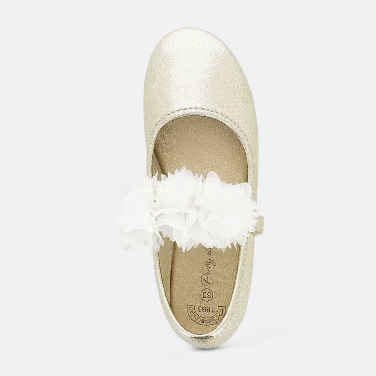 Ballerines Fille or