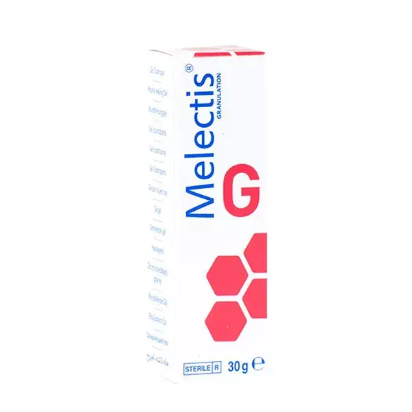 Gel cicatrizante antibacteriano Melectis G com mel 30g