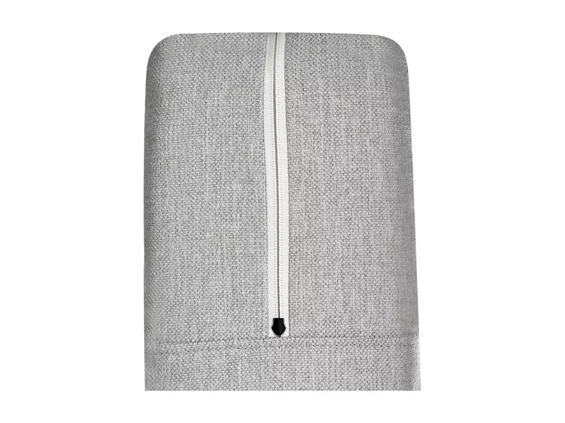 Lit boxspring avec rangement Tissu MINISTER 160 x 200 cm Gris clair