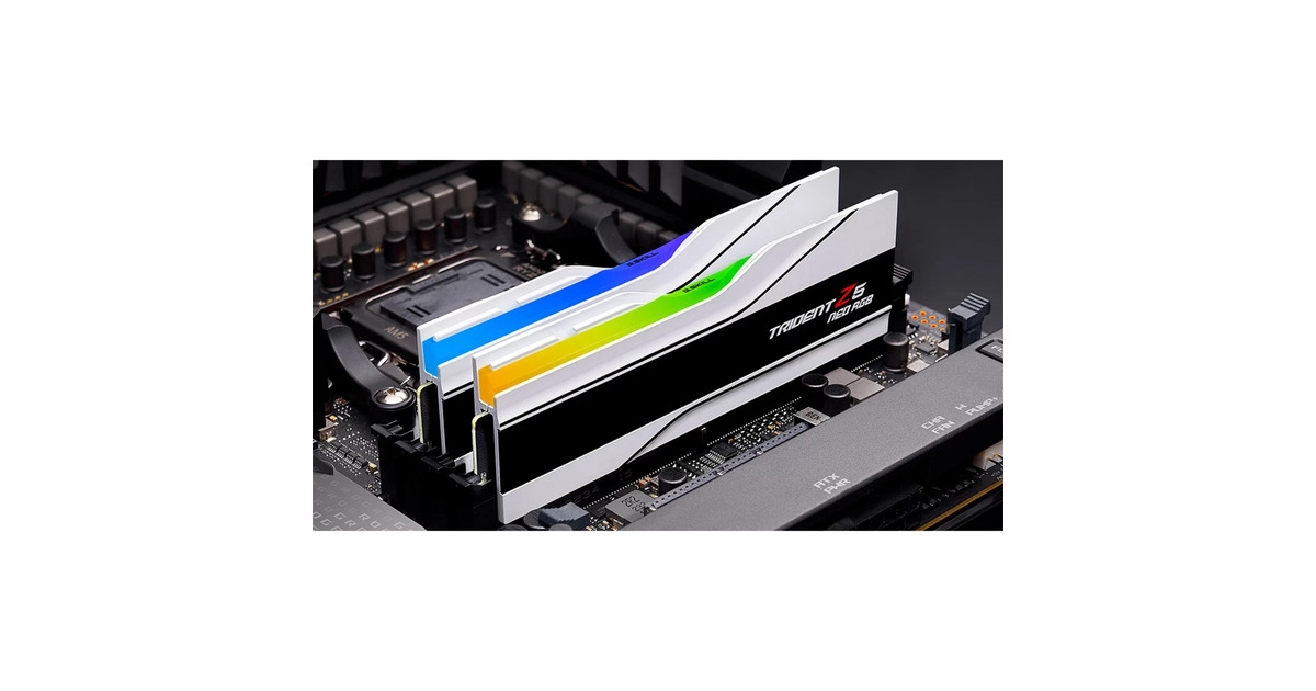 G.Skill48 GB DDR5-6000 Kit werkgeheugen  (Wit, F5-6000J2636H24GX2-TZ5NRW, Trident Z5 Neo RGB, EXPO)