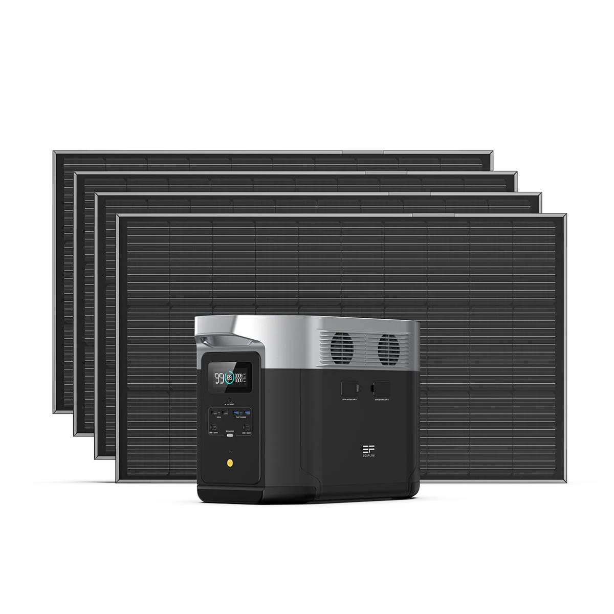 EcoFlow DELTA Max Solargenerator (Starrer PV100W)